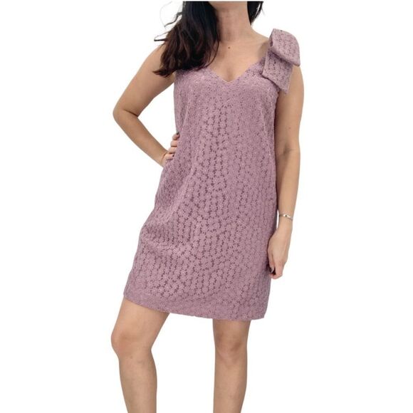 Dress The Population Mini Shift Dress In Purple - Picture 4 of 4